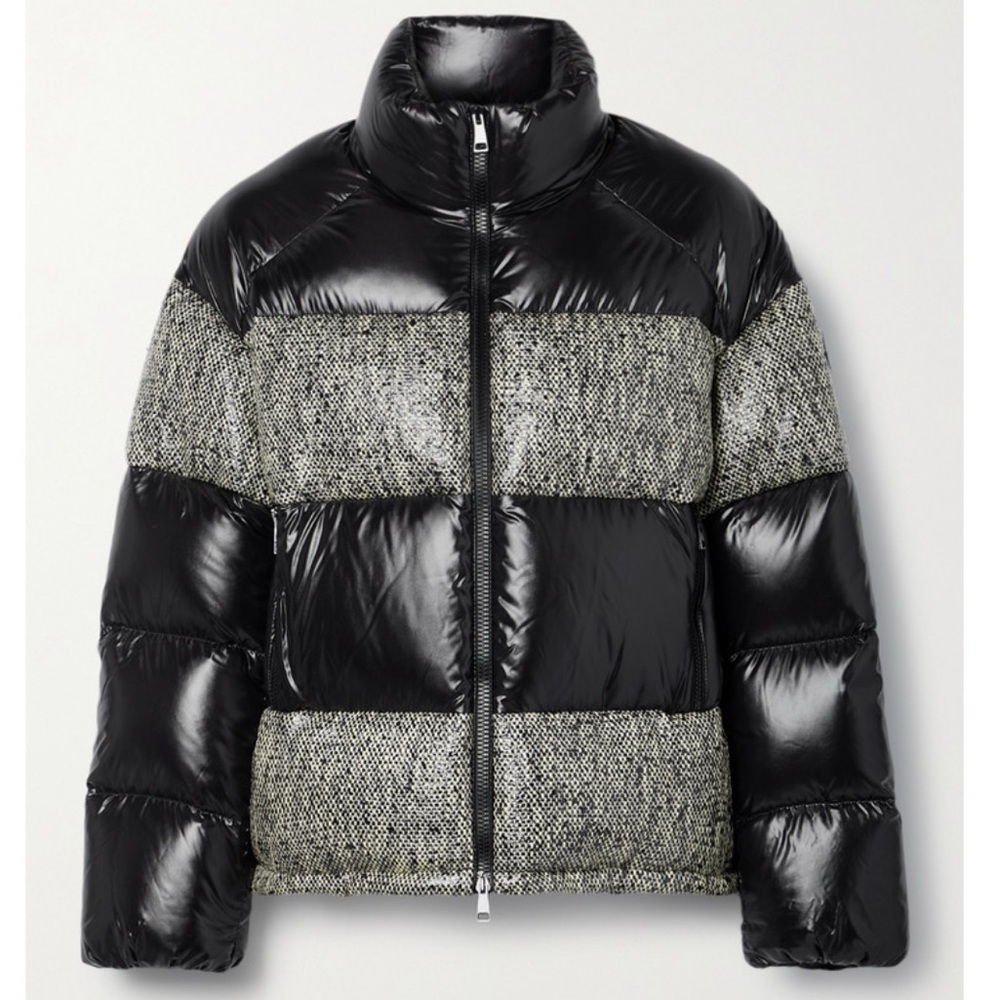 Moncler Erin Giubbotto Combo Puffer Jacket Size 5/Xl Nwt